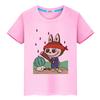 Labubu 100%Cotton T Shirt for Kids Boy 10years Kawaii Tops Pride Tshirt  Anime Short Y2k Toddler Girl Clothes Kids Clothes Girls