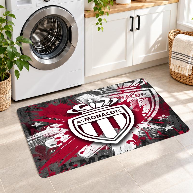 Flannel Kitchen Mat Monaco FC Soft Area Rug Non Slip Floor Carpet Home Decoration