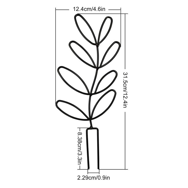 

Шпалера для горшечных растений Шпалера для растений Комнатная Мини-садовая шпалера для вьющихся растений Шпалера для растений Поддержка для цветущих горшечных растений чёрный