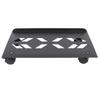 Computer Tower Stand with Wheels Ventilated Steel PC Mobile CPU Stand for Gaming Office Desk