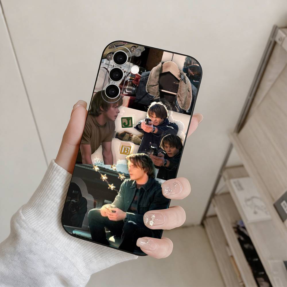 British Actor Charlie Heaton Phone Case For Samsung Galaxy A73,A72,A71,A70,A53,A52,A51,Others Soft Black Cover