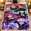 Manta de FranelaJujutsu Kaisen Manta Cálida Suave para Uso en Sofá Cama Sala de Estar Interior
