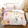 Anime Heutige Speisekarte Die Emiya-Familie Saber Bettwäsche-Set 3D-Druck Geeignet für Schlafzimmer Bettbezug-Set Mit Kissenbezügen Kinder Zuhause
