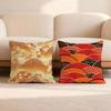 Japanese style pattern Cushion Cover Home & Car Multi-Scene Pillow Cover - Reversible, Soft & Durable for Daily Use