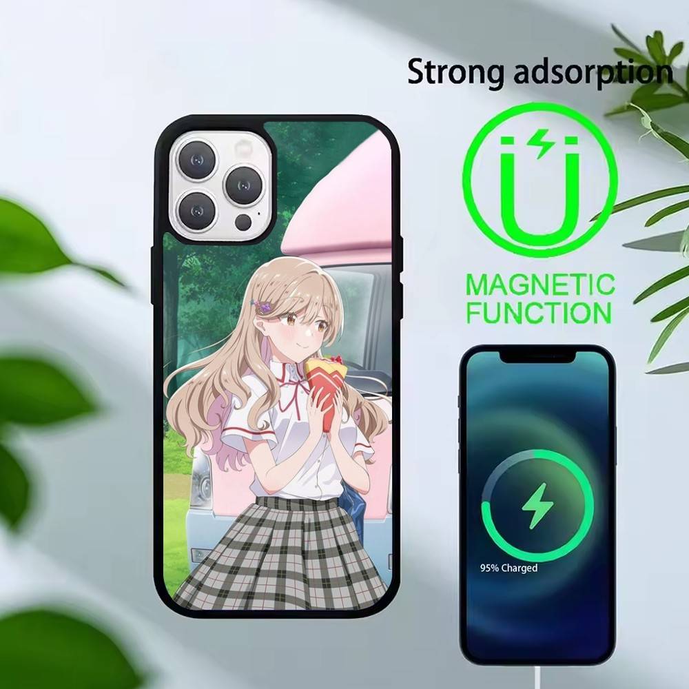 

Watanare Anime Phone Case For iPhone17,16,15,14,13 Plus,Pro Max Magnetic For Magsafe Wireless Charging iPhone12
