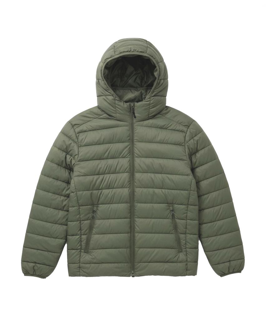 Standarderror 87-Stan276 Essential Curved Hooded Lightweight Padded Jacket 6 Colors