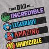 Marvel Comics Unisex Adult This Dad Is Fathers Day T-Shirt