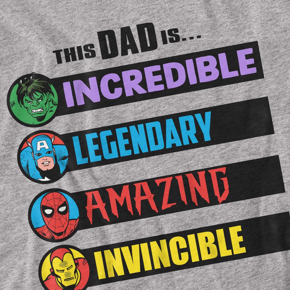 Marvel Comics Unisex Adult This Dad Is Fathers Day T-Shirt