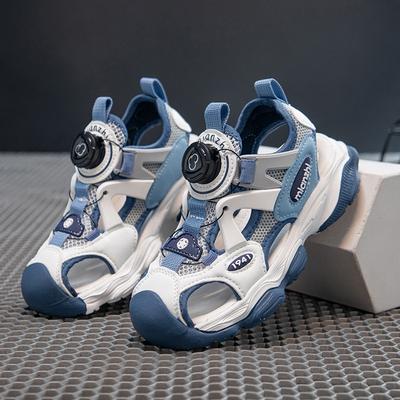 Summer Children's Hollow Rotating Shoes Buckle Boys Bag Head Ultra-light Soft Sole Casual Beach Sandals