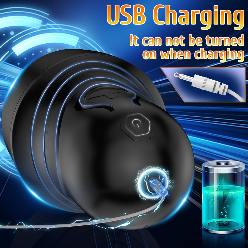 Male Masturbator Cup Vibrator Penis Training Vibration Ejaculation Glans Training Penis Endurance Adult Sex Toy for Men