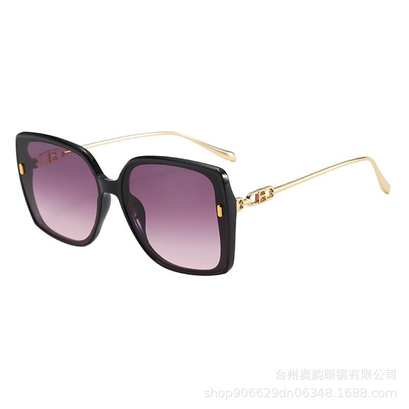 Fashion Vintage Oversized Square Sunglasses for Woman Retro Sun Glasses Women Men Driving Eyewear Female Sunglass Oculos De Sol