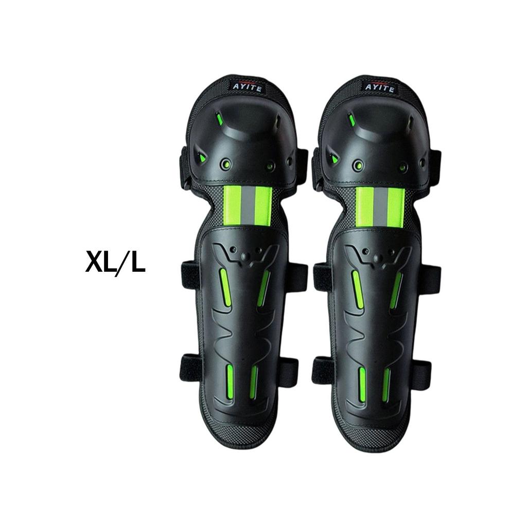 Motorcycle Knee Pads Easy to Wear Impact Resistant Guards for Men and Women Shin Protection