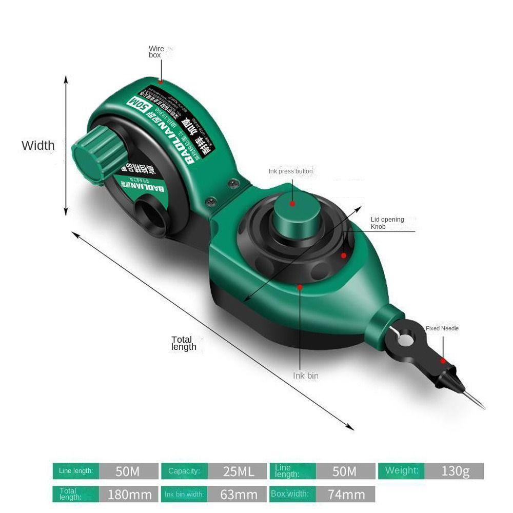 Durable Scribes Ink Draw Line Marker Ink Marker Construction ink fountain Hand-Operated Carpenter Tools