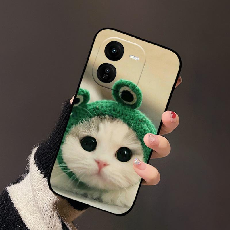 For IQOO Z9x Case Soft Silicone Shockproof Protection Cases Funda For Vivo IQOO Z9x Anti-fall Protection Phone Cover Coque