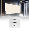 86mm Multimedia HDTV VGA 3.5mm Wall Plate Wall Outlet Video Socket for Easy Solderless Installation In Homes Theater