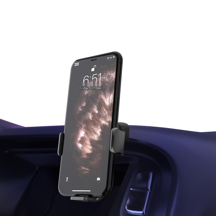 Original A7 Car Phone Holder: Intelligent Infrared Sensor & Wireless Charger for All Smartphones