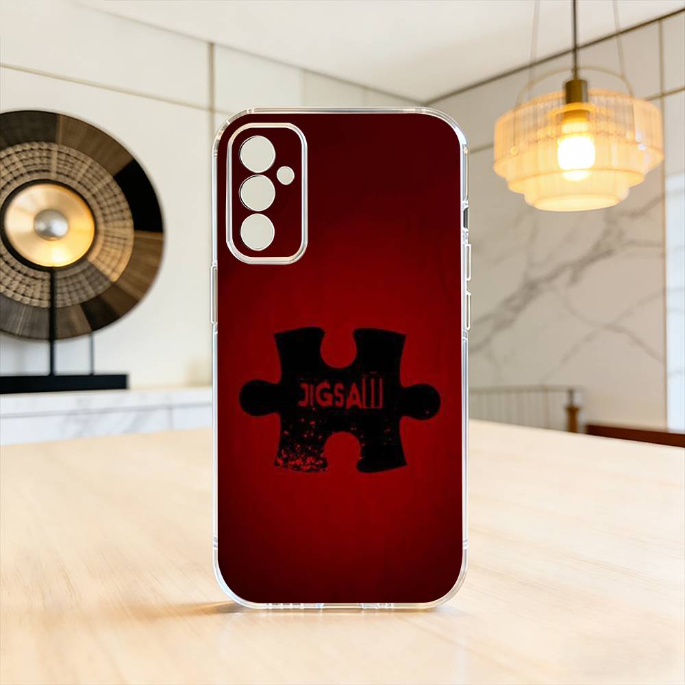 

S-Saw Jigsaw-w Phone Case Transparent Silicone Soft For SamsungA10,12,20,21S,30,31,40,50,51,52,70,71 Samsung a714g