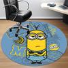 1pc Minions Office Round Area Rug, Under Office Chairs Bedroom Living Room Home Decor, Available in Various Sizes01