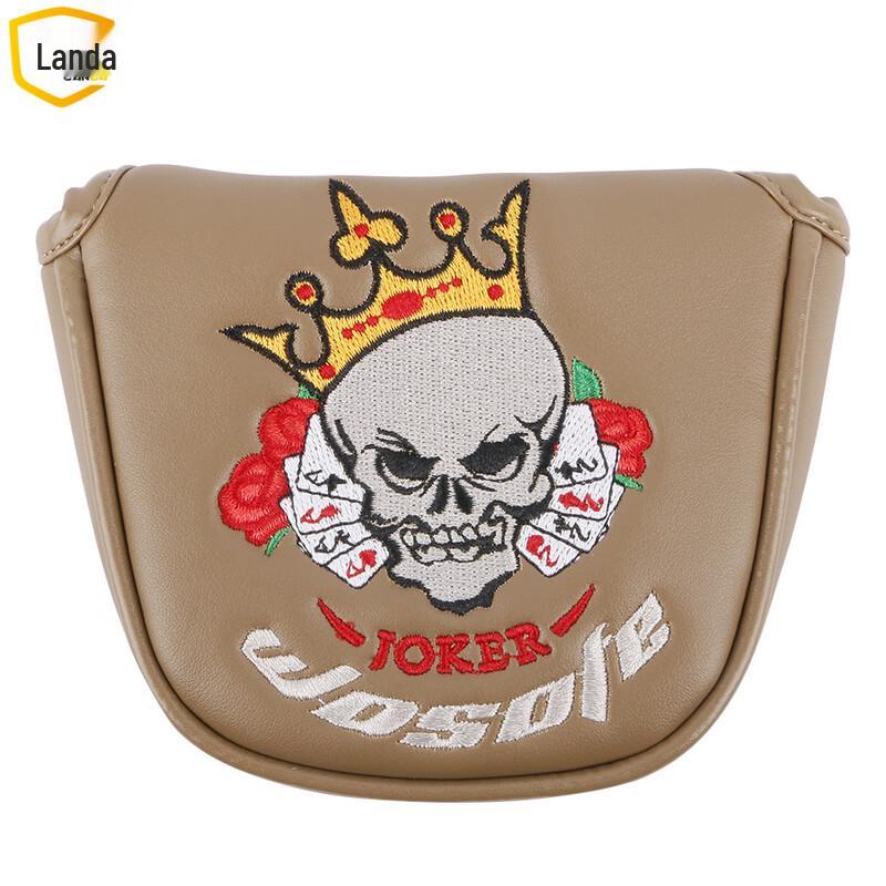 Landa Golf Putter Headcover (Skull Poker Pattern)