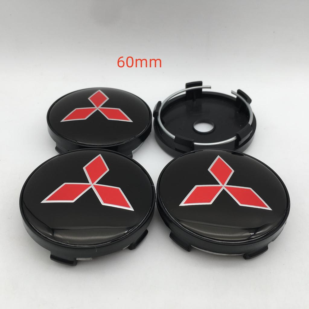 20pcs 3D 56mm 60mm 68mm for Mitsubishi Car Wheel hub emblem Center Cap Badge covers sticker Decals styling auto Accessories