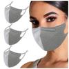 3PC Adult Woman Polka Dot Print  Washable Safet  Haze Face Mask