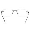 RSINC Smarty Rimless OD Light Weight Rectangular Unisex Eye Frame for All Ages (Black, Medium) GSJ078 54-18-140