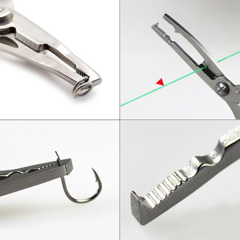 Stainless Steel Small Fishing Pliers: Multi-purpose Lure, Hook Removal, Lead Crimping, and Strong Line Scissors