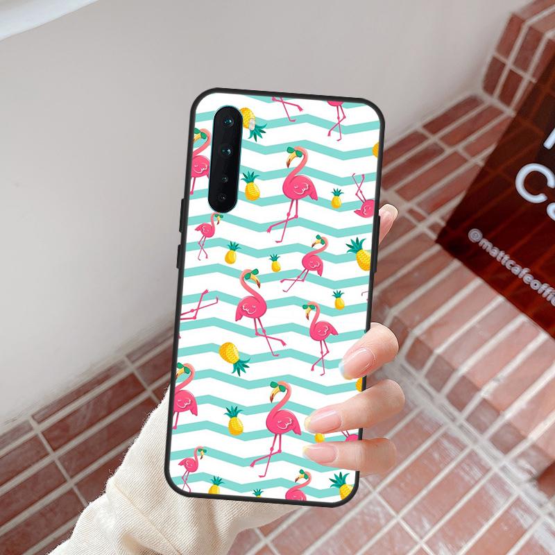 Flamingo Case For OnePlus 13R 12R 10R 13T 15 13 12 11 10T 8T Nord CE 4 3 2 Lite N20 N30 Nord 5 Cover