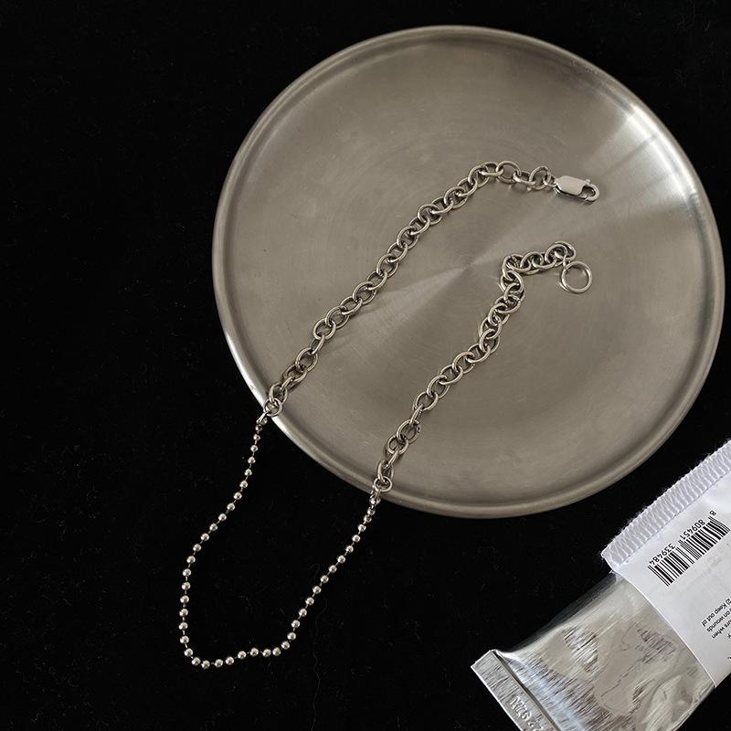 Spice girl style love zircon necklace women s light luxury high-end design sense niche collarbone chain Internet celebrity sweet
