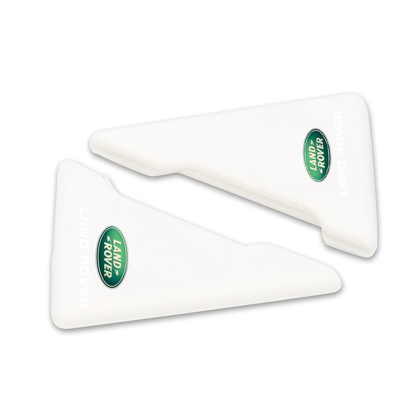 

2Pcs Car Door Corner Silicone Protective Anti-Collision Cover for Land Rover Discovery Range Rover Evpque Defender Car Eyeglass Rover L322 L405