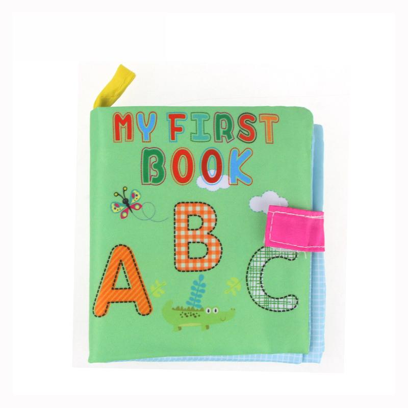 Baby Soft Cloth Book 0-36 Month Montessori Early Educational Toys for Kids Fruits Animal Numbers Food Cognitive Book for Toddler