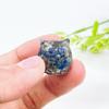 18MM Mini Owl Decoration Epoxy Resin Natural Crushed Crystal Stone Exquisite Desk Ornaments Home Garden Decoration Children Gift