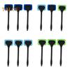 3Pcs Windshield Cleaning Wand Auto Window Cleaner Long Handle Easy To Use Portable Windshield Cleaning Tool with Reusable Cloth Pads