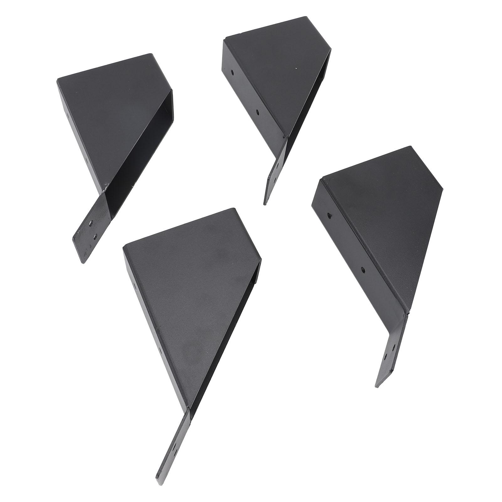 

4Pcs Pergola Bracket Galvanized Drainage Hole Design 45 Degree Angle Pergola Reinforcing Bracket For Gazebo Courtyard