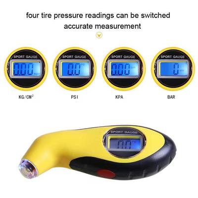 Oto Motosiklet Lastik Basıncı Dijital Ölçer Mini Teşhis Aracı Araba Styling Dedektörü Lastik Basınç Göstergesi Taşınabilir LCD Ekran