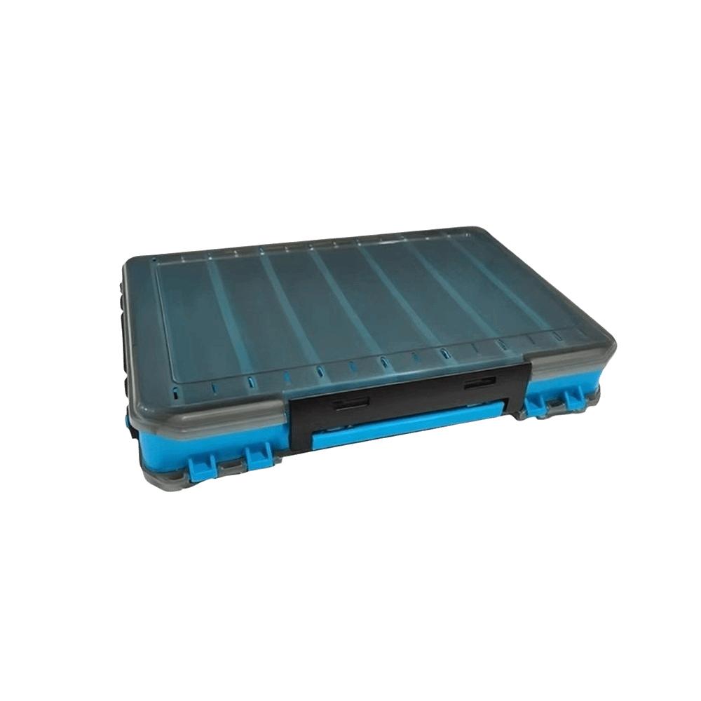 Large Capacity Fishing Tackle Box Double Sided Suitcase Style Lure Box Carp Fishing