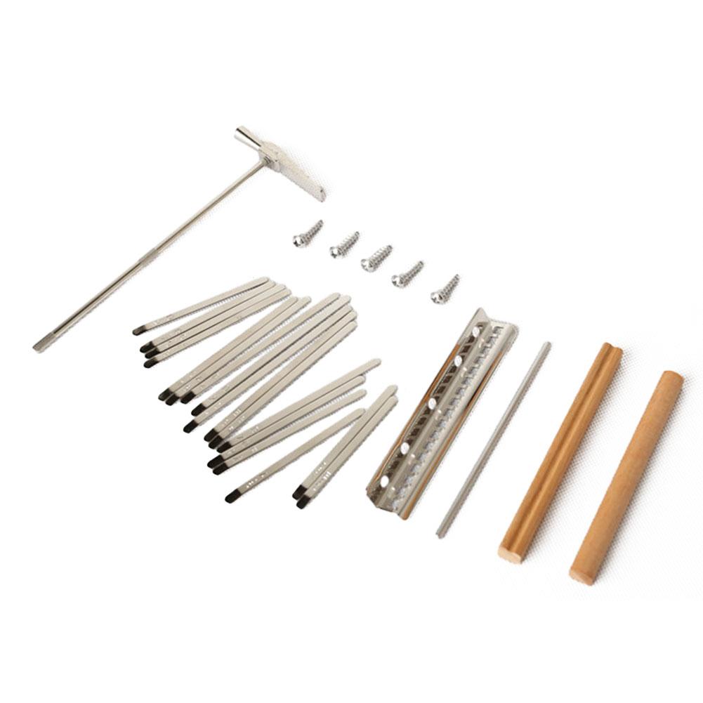 Z kluczami Kalimba Keys Z-stand 17 klawiszy Akcesoria DIY