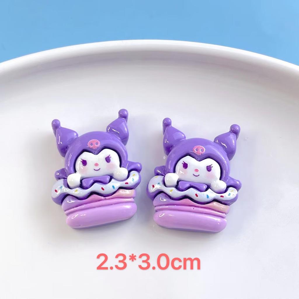 24/120PCS Fantasy Planet Animal DIY Cream Gel Phone Case Water Cup Stickers Hair Clip Shoe Buckle Resin Accessories