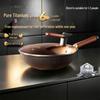 Titanium-Infused Cast Iron Stir-Fry Wok