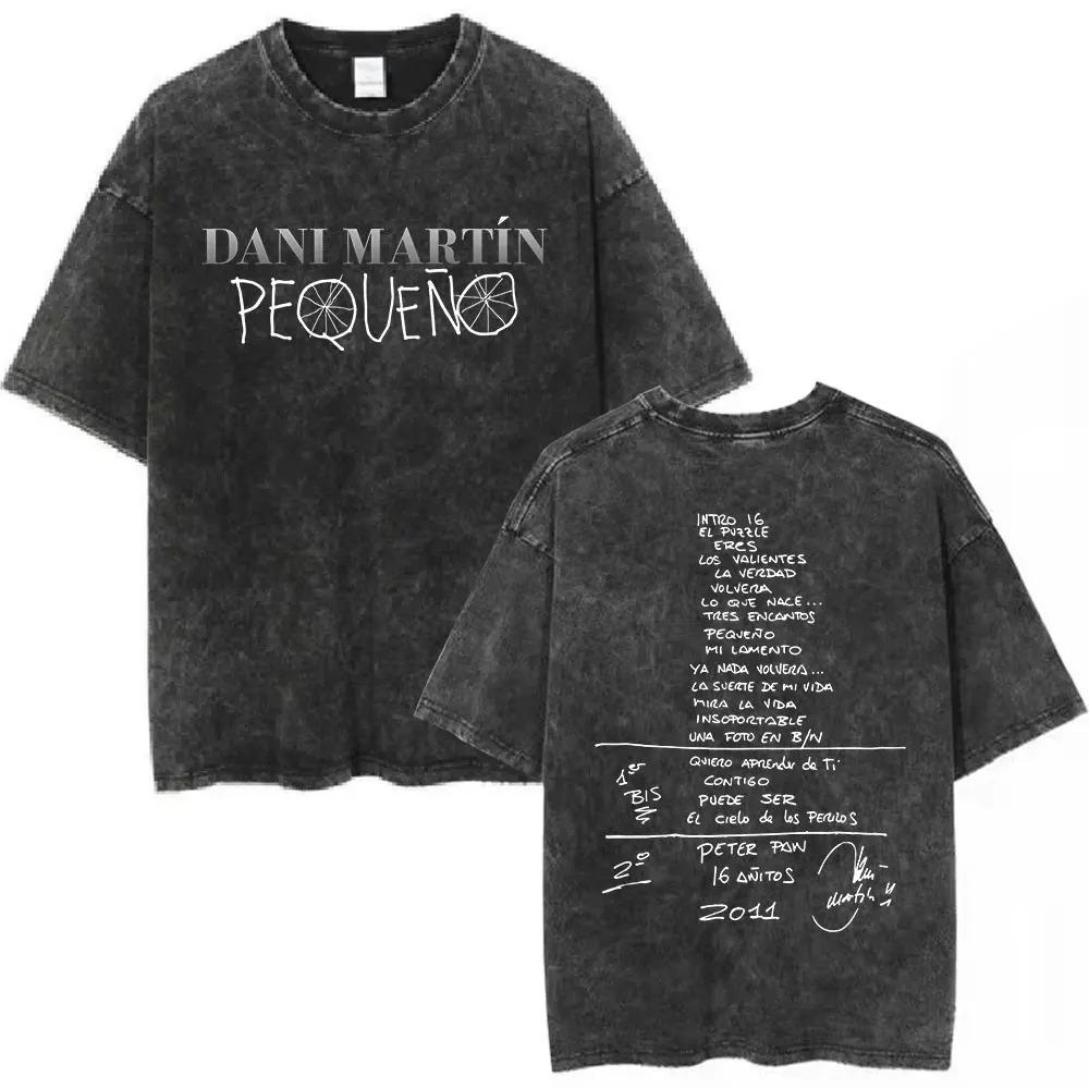 

Dani Martin Ya Nada Volvera A Ser Como Antes Vintage Washed YK T Shirts Mens Women Hip Hop Pop Casual Oversized T Shirt Unisex S