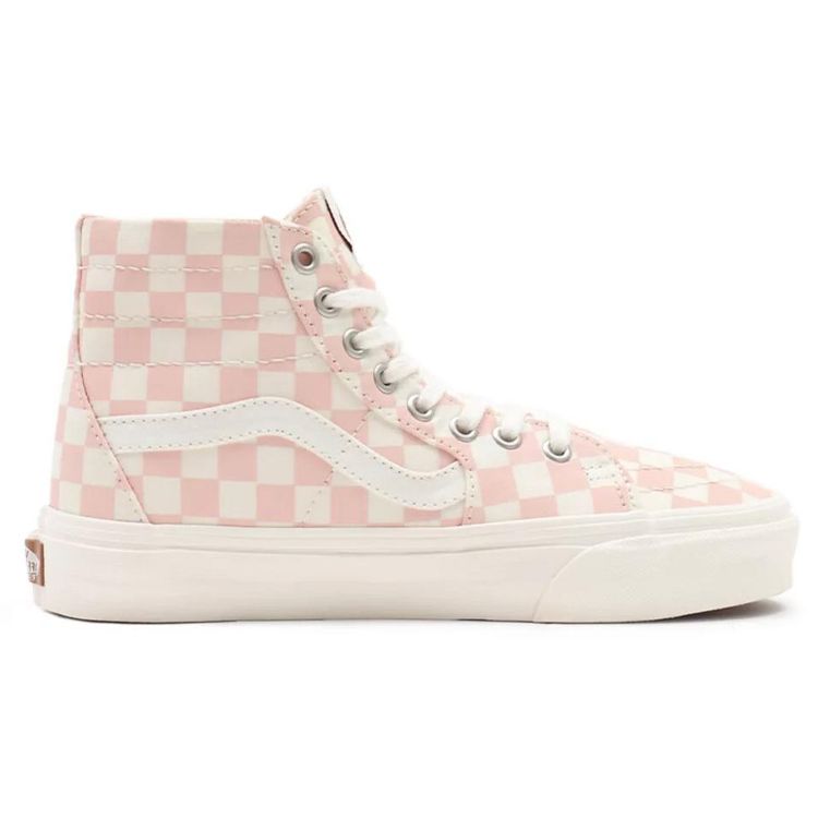 Vans Sk8 Casual Checkerboard High-Top Skate Shoes Unisex Sneakers Pink White VN0A4U169FP