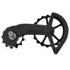Metal and Ceramic Uncoated Bicycle Pulley Rear Derailleur Guide Wheel Bike Accessory(Ceramique noire )