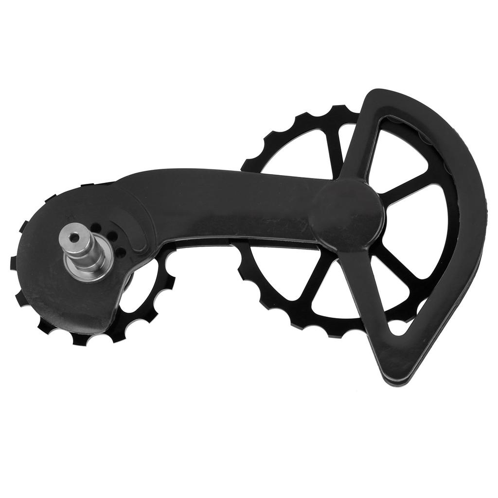 Metal and Ceramic Uncoated Bicycle Pulley Rear Derailleur Guide Wheel Bike Accessory(Ceramique noire )