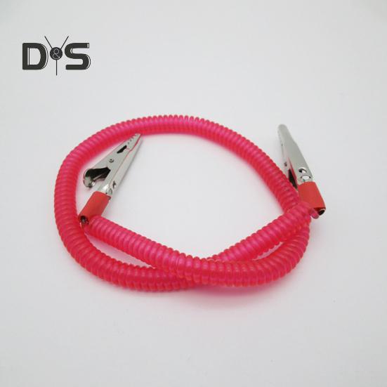 Dental Bib Clip Napkin Holder Reusable Kids Adults Elderly Colorful Elastic Spring Double-end Metal Clip Dentist Bib Holder Neck Strap