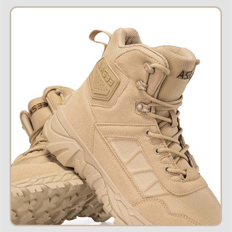 Pantofi de Alpinism pentru Bărbați Cizme Tactice Impermeabile Militare de Înaltă Calitate Pantofi de Motociclism Vânătoare Drumeții Cizme Respirabile