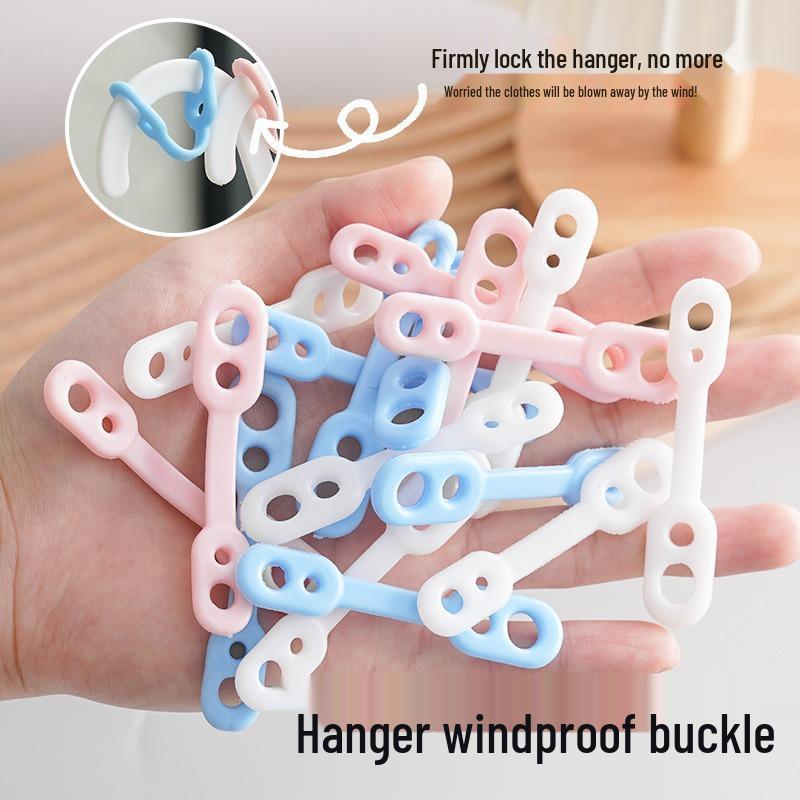 Colorful Silicone Windproof Cloth Hanger: Non-slip Multifunctional Drying Rack Hook