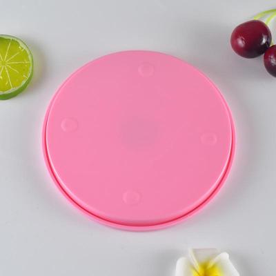 Pink Plastic Cake Icing Stand - DIY Baking Mold Turntable