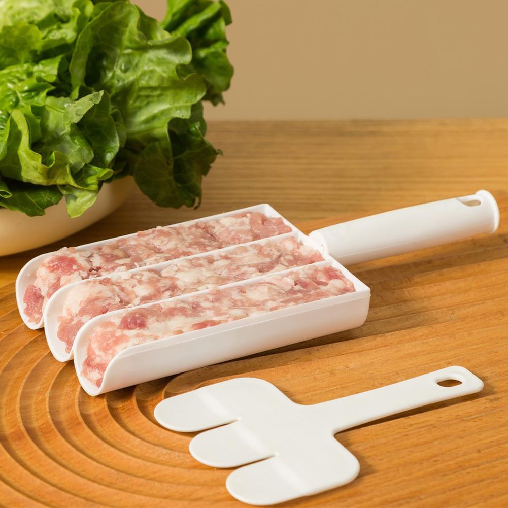 

ГОРЯЧИЙ Пластиковый набор для приготовления фрикаделек Кухонные гаджеты Креативные жареные шарики для приготовления рыбы, говядины, мяса, формочки, ложки, инструменты для приготовления мяса, аксессуары для готовки