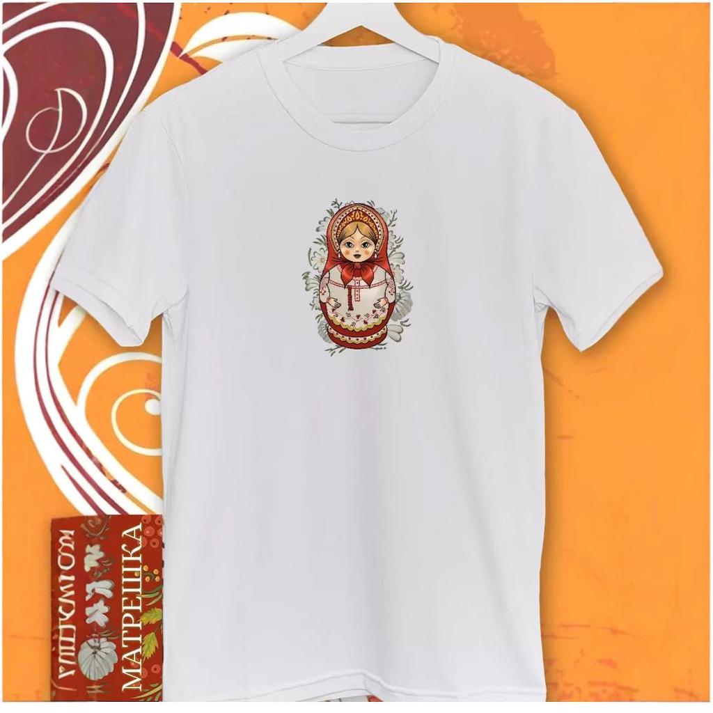 Unisex Summer Fukujin Print Cotton T-Shirt