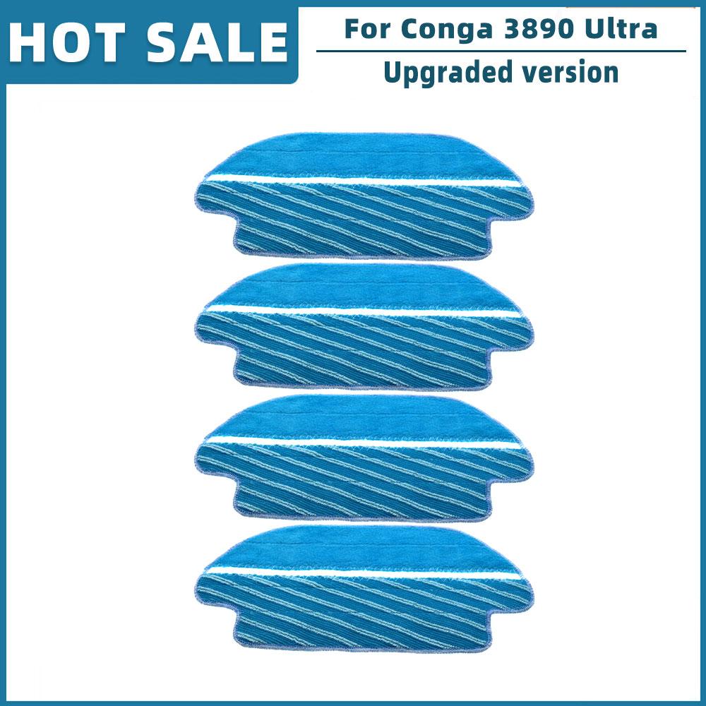 For Cecotec Conga 3890 Ultra Titanium Vital Robot Vacuum Spare Parts Accessories Main Side Brush Hepa Filter Mop Rag Brush Cover